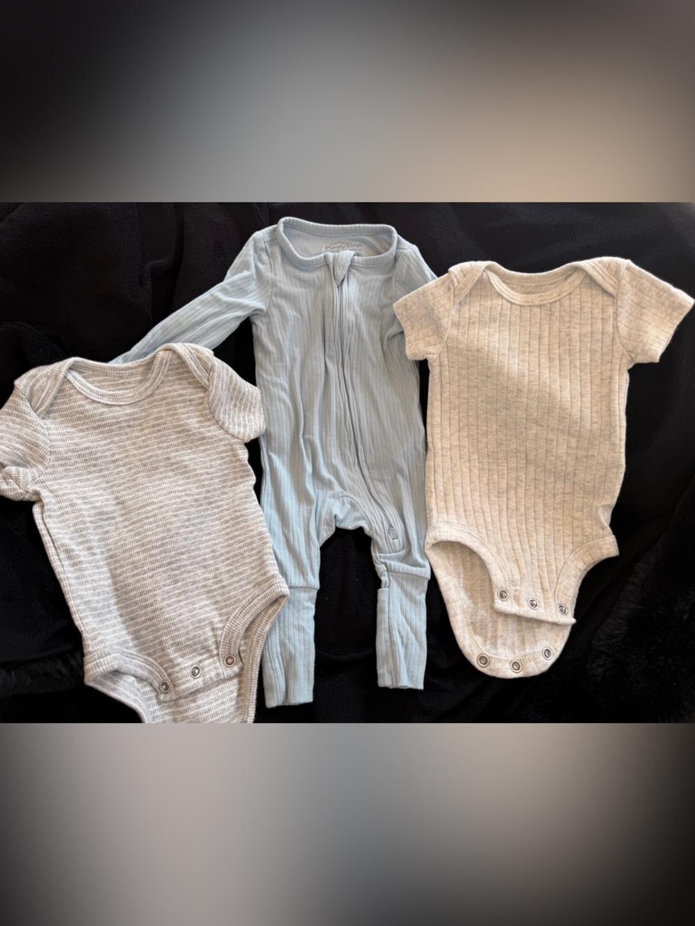 Neutral Carters Newborn Onsies